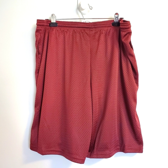 Champion Mesh Men's Shorts in Maroon Red - Picture 5 of 12